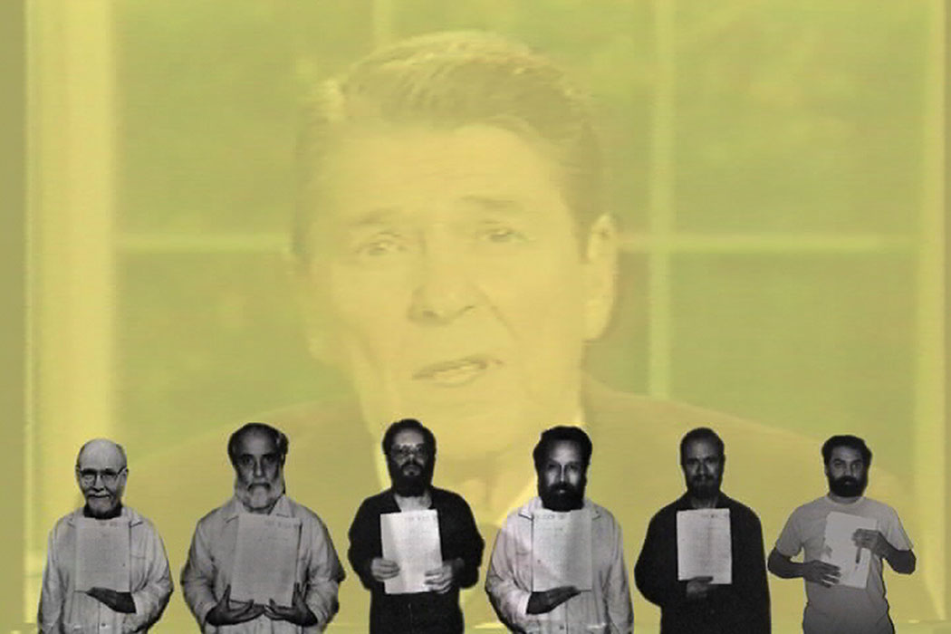 Walid Raad, “Hostage: The Bachar tapes (English version),” 2001, video (Courtesy of Walid Raad and Museum of Modern Art, New York)