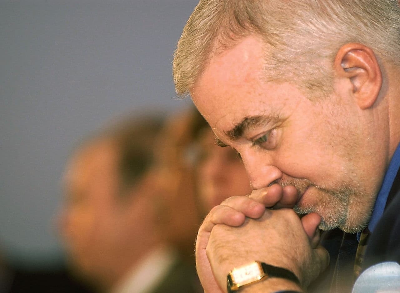 Jim Wallis, pictured here in 2003, is president and founder of the Christian social justice group Sojourners. (Graeme Robertson/Getty Images)