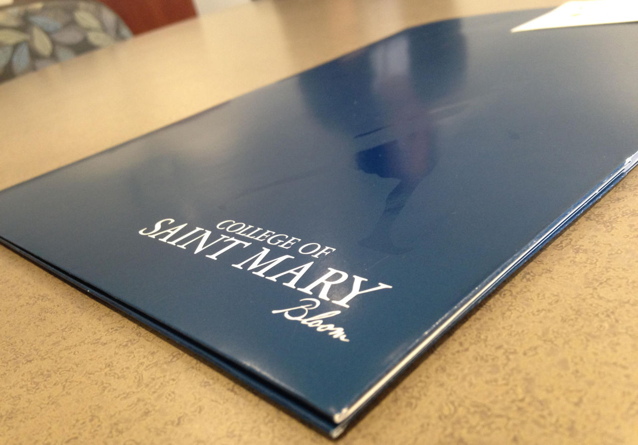 Four high school seniors in Kansas City, Missouri, recently applied for a near full-ride at the College of St. Mary in Omaha, Nebraska. (Kyle Palmer/KCUR)