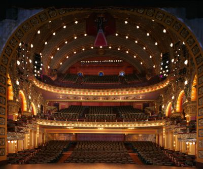 The Cutler Majestic Theatre as seen from the stage. (Courtesy Bruce T. Martin/Goodman Media International, Inc.)
