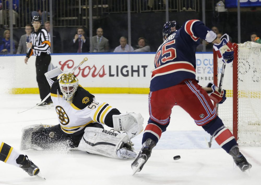 Yandle, Lundqvist Lead Rangers Over Bruins 52 WBUR News