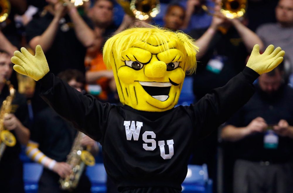 Wichita State's WuShock has been the face of the university for over 60 years.  (Gregory Shamus/Getty Images)
