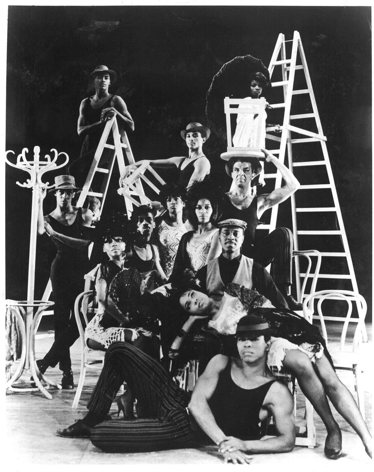 Alvin Ailey and company in "Blues Suite." (Courtesy Ailey Archives)