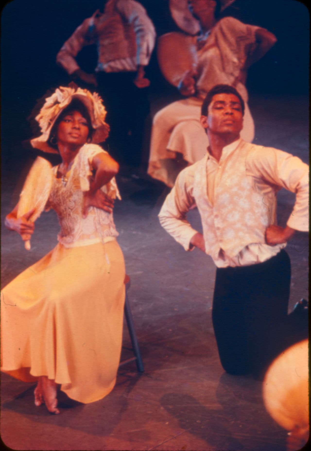 Loretta Abbott and Alvin Ailey dancing Ailey's "Revelations." (Courtesy Nicola Cernovitch/Ailey Archives)