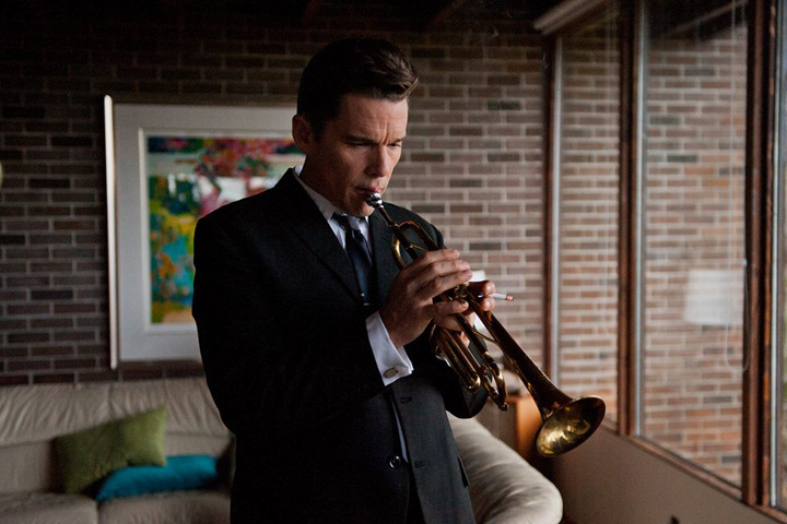 Ethan Hawke plays famed jazz trumpeter Chet Baker in the new biopic film, "Born To Be Blue." (Courtesy IFC)