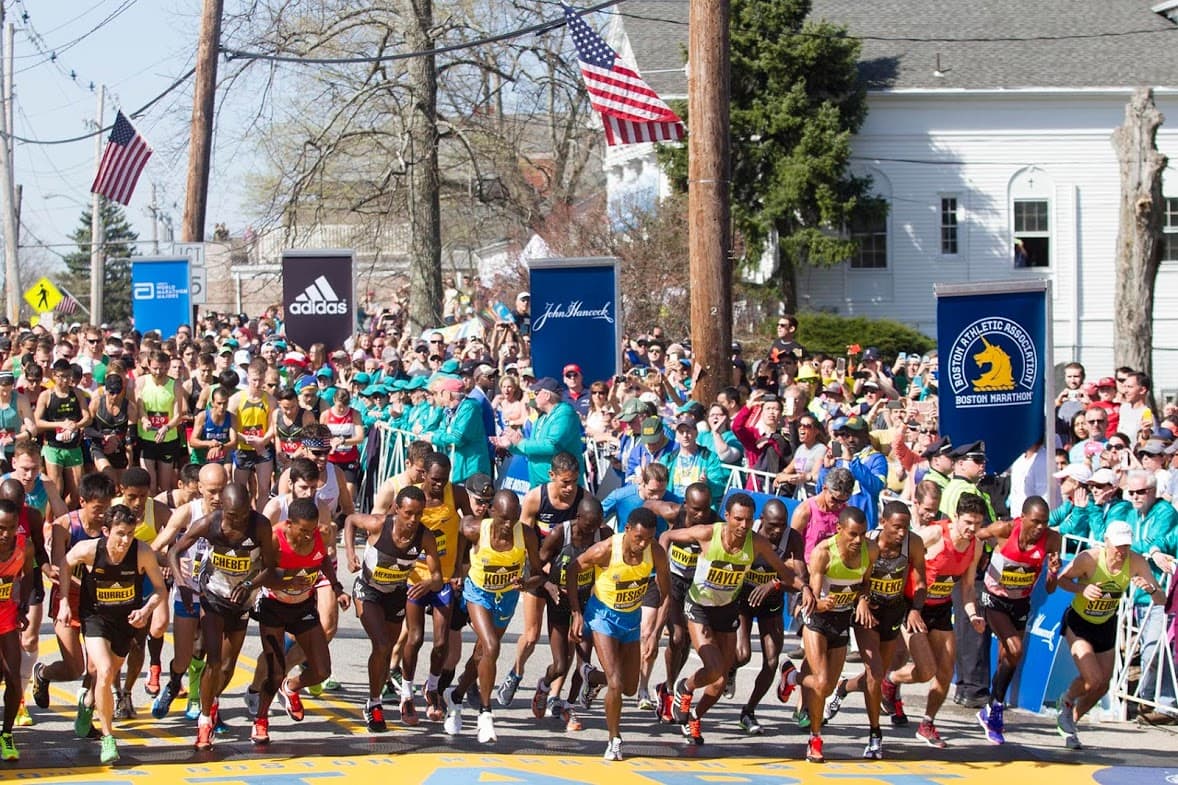 Photos: The 120th Running Of The Boston Marathon | WBUR News