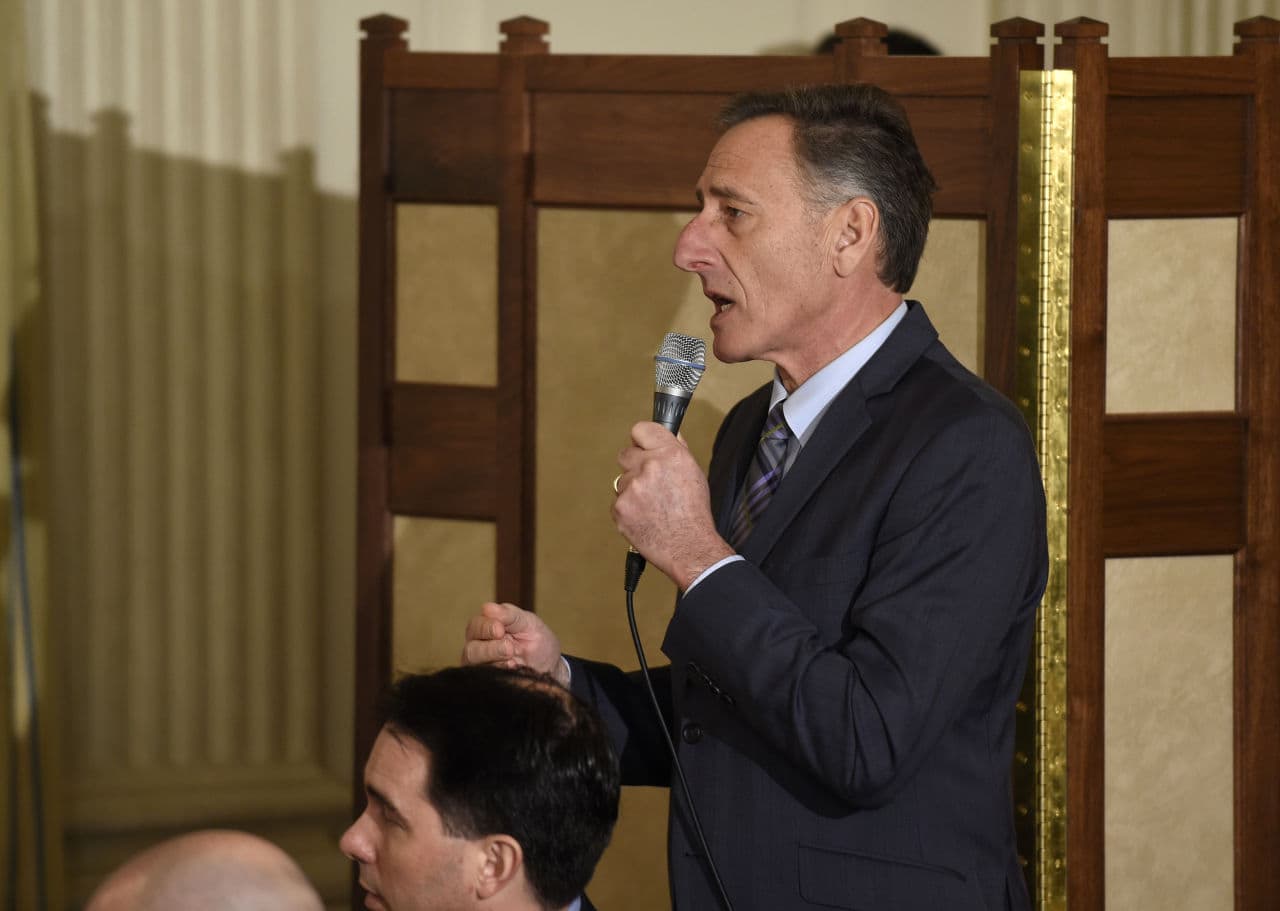 Pictured at a White House event in Febrary, Vermont Gov. Peter Shumlin has become a leading voice on addressing the opioid epidemic. (Susan Walsh/AP)