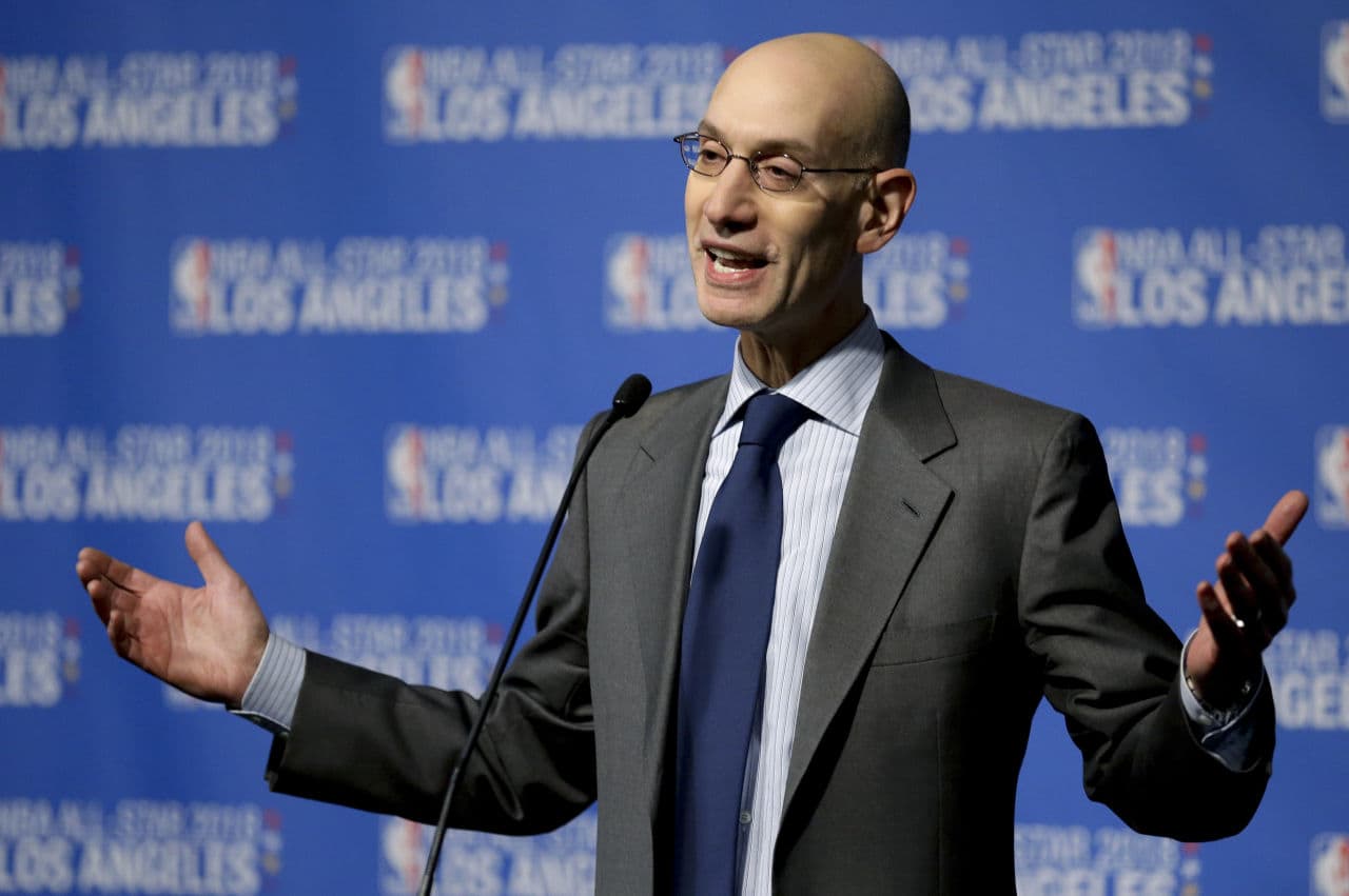 NBA Commissioner Adam Silver is pictured in Los Angeles on Tuesday, March 22, 2016. (Chris Carlson/AP)