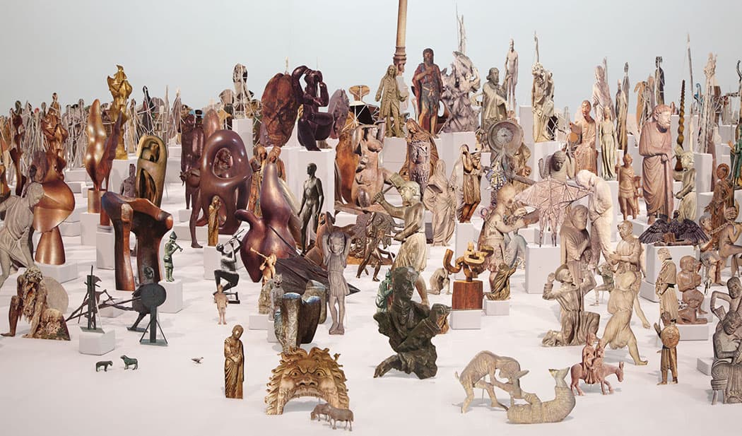 Geoffrey Farmer's "Boneyard," 2013. (Courtesy Institute of Contemporary Art)