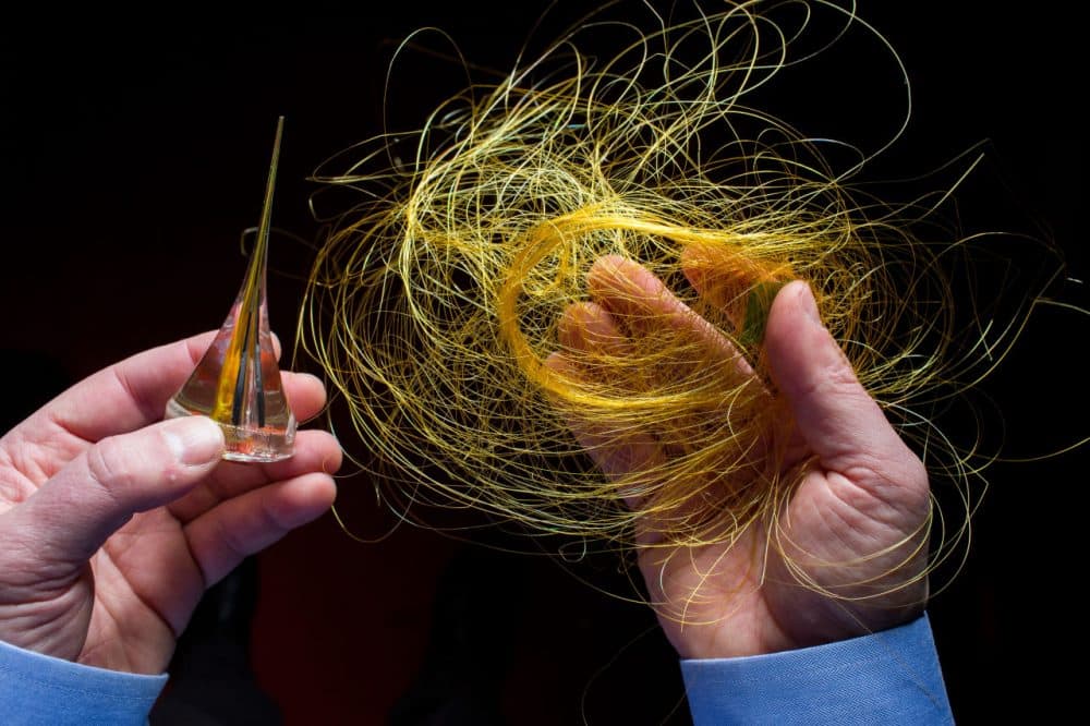 MIT's Yoel Fink says the goal of the institute is &quot;to go and change everywhere a fiber goes and everywhere there's fabric.&quot; (Courtesy Massachusetts Institute of Technology)