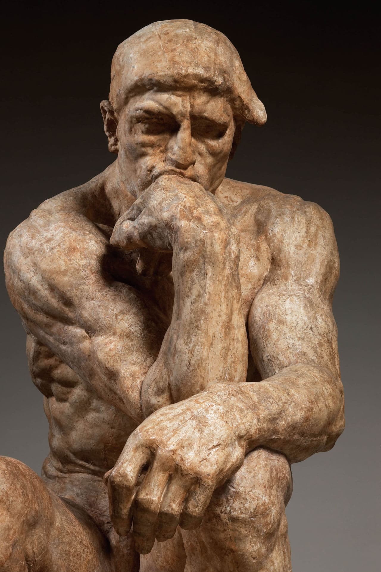 Auguste Rodin's plaster model for "The Thinker," 1903. (Christian Baraja)