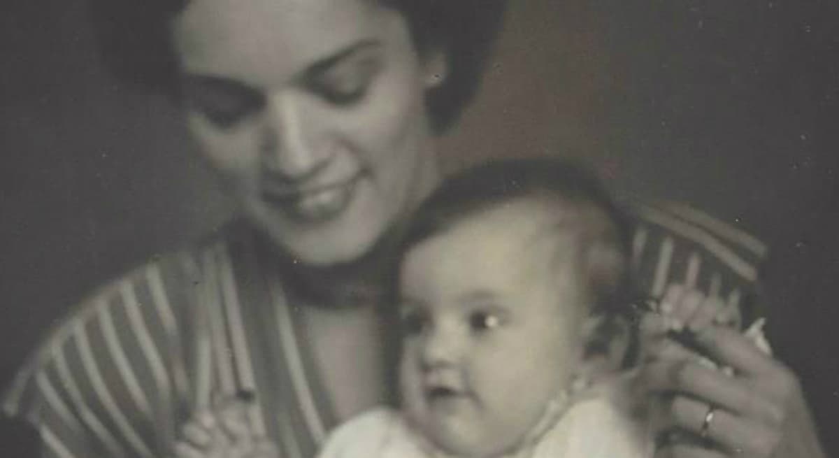 The author with her mother. (Courtesy of Elizabeth Marcus)