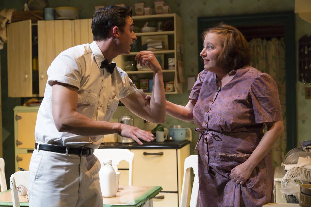 Michael Knowlton and Adrianne Krstansky in Huntington Theatre Company’s "Come Back, Little Sheba." Krstansky won the Nortie for outstanding actress at a large theater. (Courtesy T. Charles Erickson/Huntington Theatre Company)