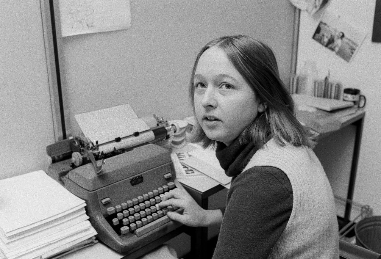 Melissa Ludtke in New York in 1978, when she was a writer for Sports Illustrated. That year she was involved in a court case to allow women reporters in sports locker rooms. (AP Photo/Dave Pickoff)