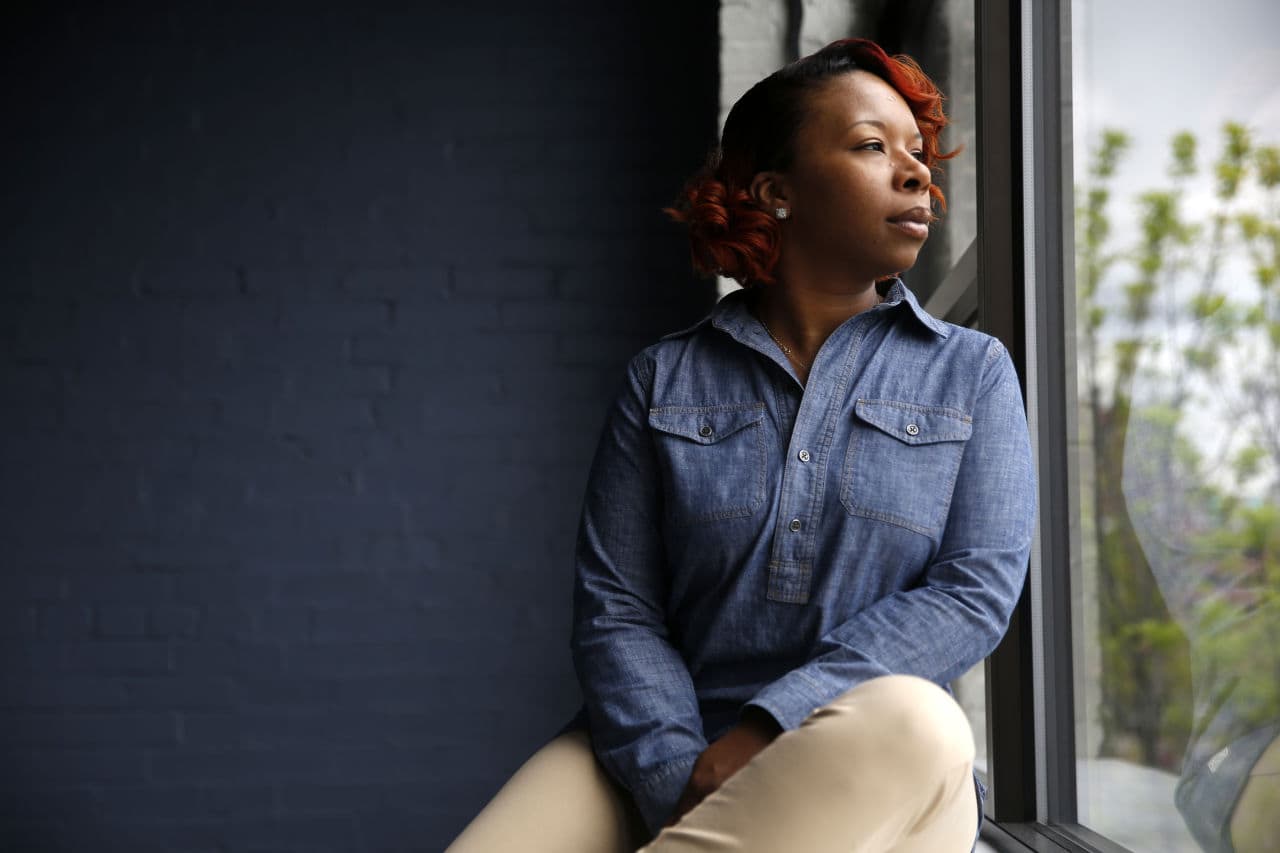 In this April 27, 2016, photo, Lezley McSpadden, Michael Brown’s mother, poses for a portrait in St. Louis. Brown was shot and killed by a police officer in 2014 at the age of 18. (Jeff Roberson/AP)