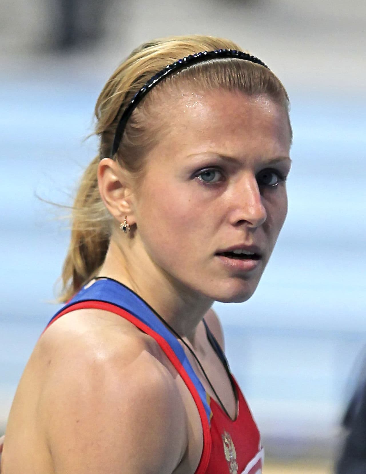 Yuliya Stepanova, pictured on March 4, 2011. (Aleksander Chernykh)