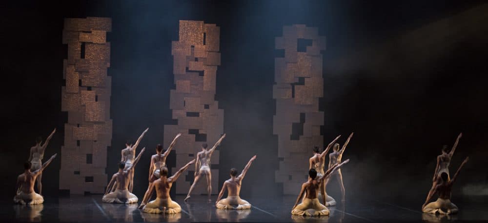 Boston Ballet in Yury Yanowsky's Smoke and Mirrors.&quot; Courtesy of Gene Schiavone/Boston Ballet)