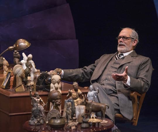 Joel Colodner as Freud in New Rep's "Freud's Last Session." (Courtesy Andrew Brilliant/Brilliant Pictures)