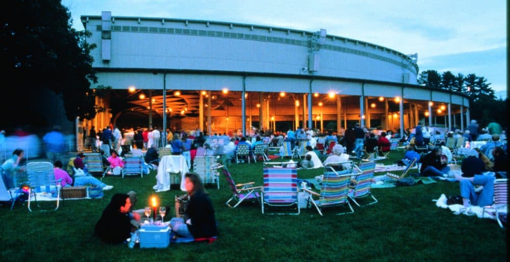 Tanglewood at dusk (Courtesy of Stu Rosner/Boston Symphony Orchestra)