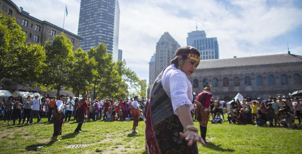 New England Indonesian Festival in September 2015, photographed as part of Boston Creates by designated &quot;photographer-ethnographer&quot; Leonardo March. (Courtesy Leonardo March/Boston Creates)