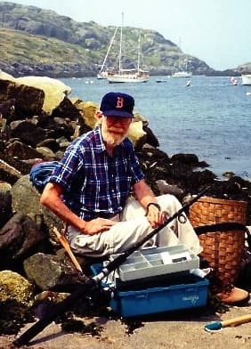The author's father, on Monhegan Island, Maine, in 19XX. (Author/Courtesy)