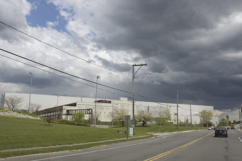 The former General Electric plant in Pittsfield (Joe Difazio/WBUR)