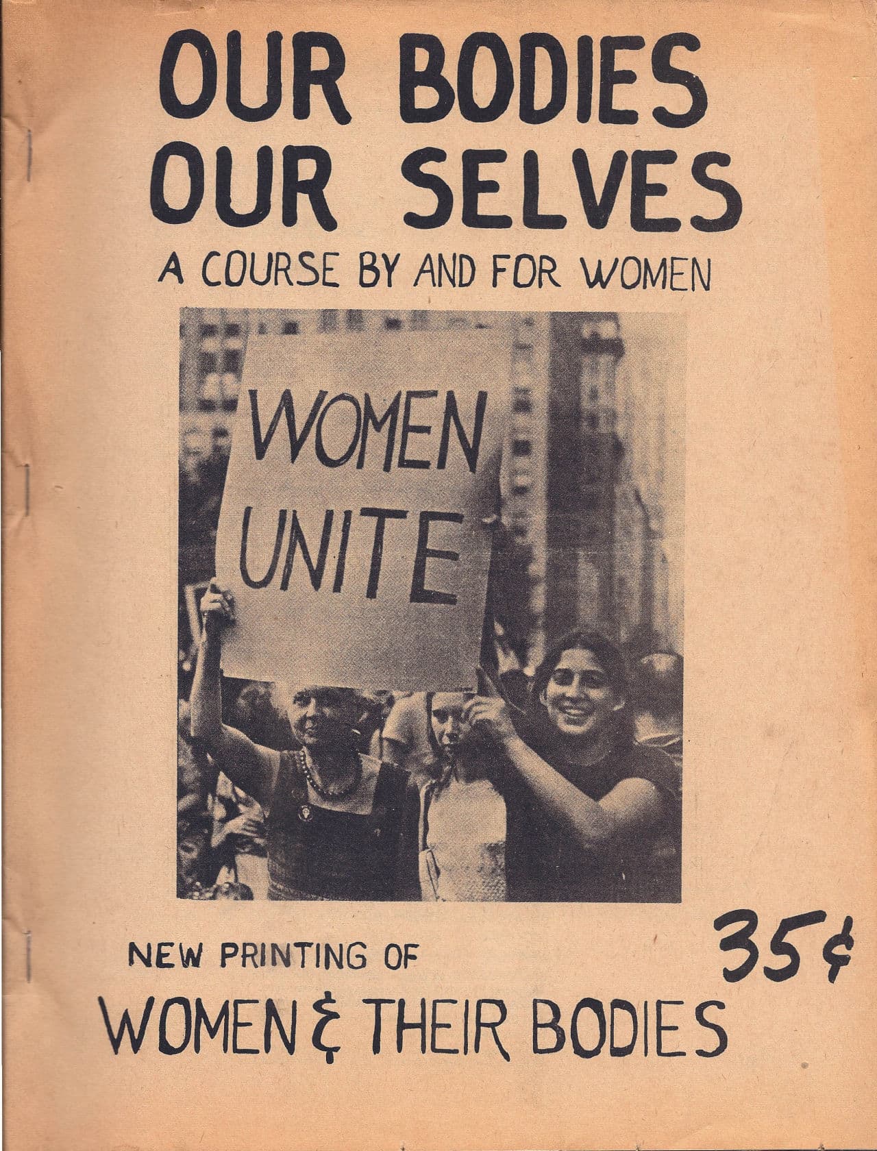 The cover of "Our Bodies, Ourselves" from 1970. (Courtesy/Our Bodies Ourselves)