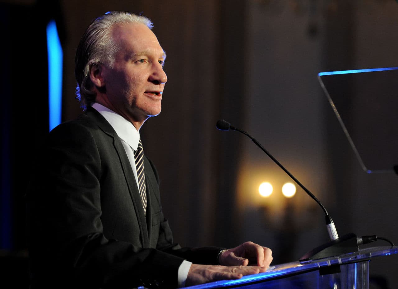 Bill Maher speaks onstage at the Cinema For Peace event benefitting J/P Haitian Relief Organization in Los Angeles held at Montage Hotel on January 14, 2012 in Los Angeles, California. (Michael Buckner/Getty Images For J/P Haitian Relief Organization and Cinema For Peace)