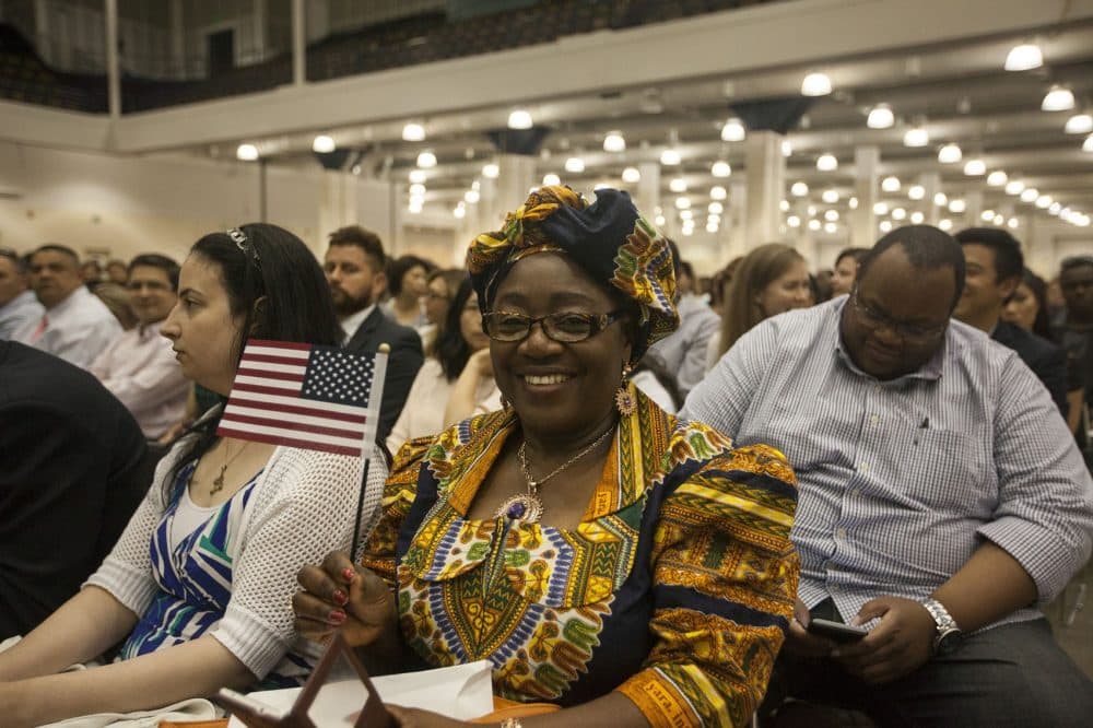 Bridget Nambouh, who originally hails from Cameroon (Joe Difazio for WBUR)