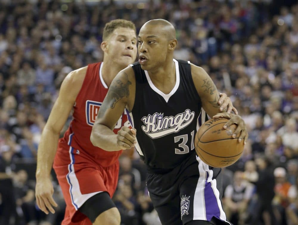 Caron Butler played with the Kings during the 2015-16 season -- his 14th year in the NBA. (Rich Pedroncelli/AP)