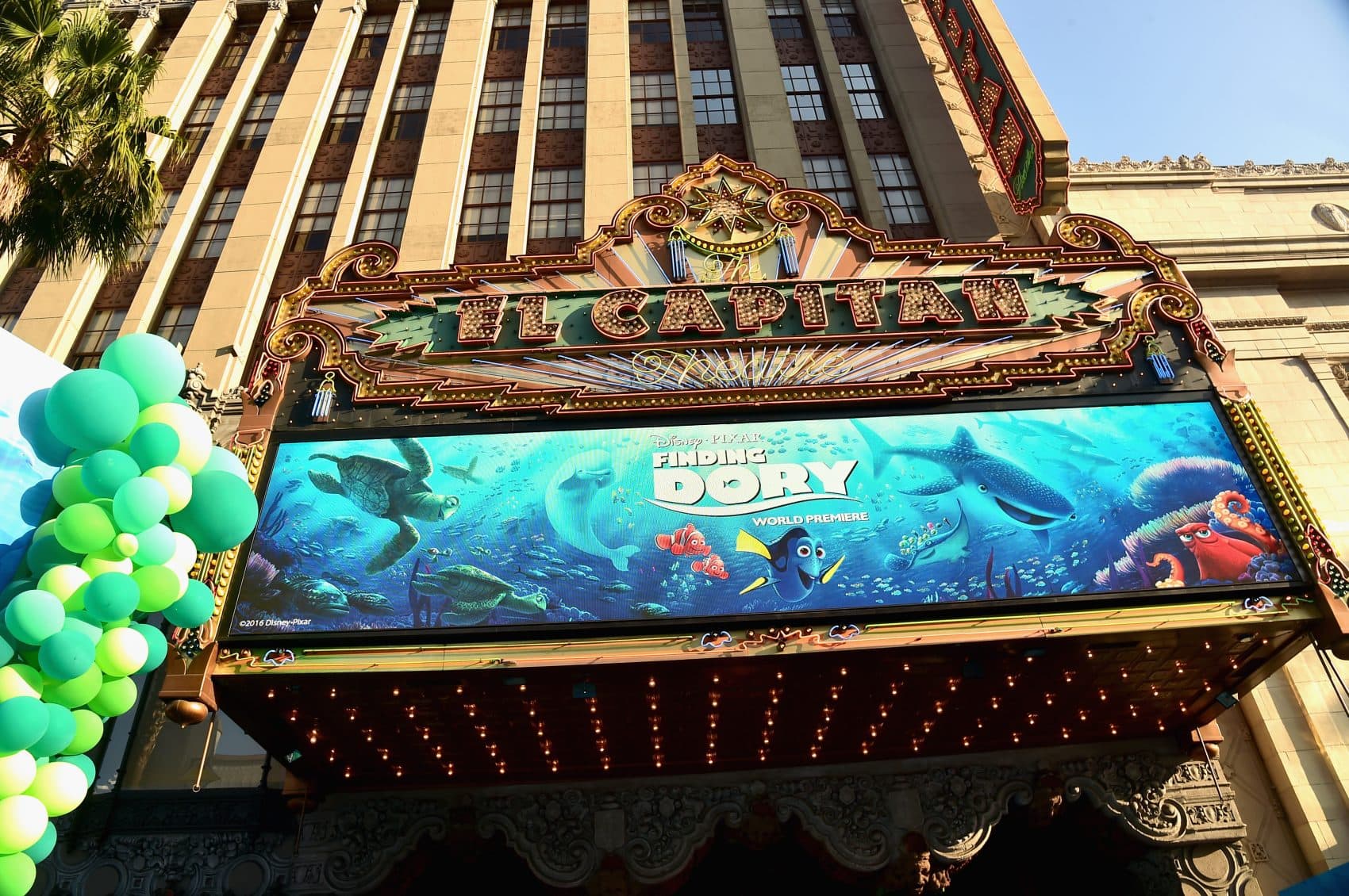 A view of the atmosphere at The World Premiere of Disney-Pixars FINDING DORY on Wednesday, June 8, 2016 in Hollywood, California. (Alberto E. Rodriguez/Getty Images for Disney)