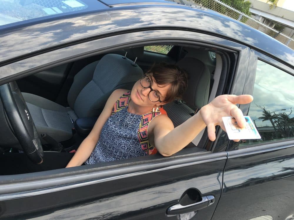 WLRN reporter and speed limit scofflaw Wilson Sayre. (Tim Padgett/WLRN)