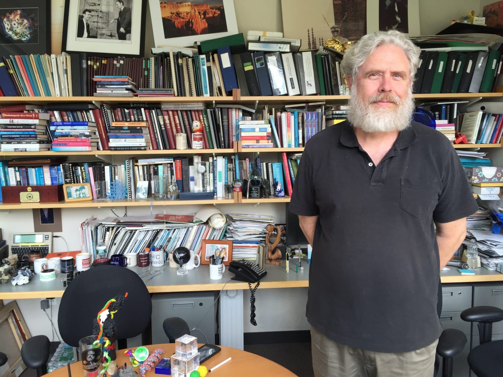 Church in his office at Harvard Medical School (Alison Bruzek/WBUR)