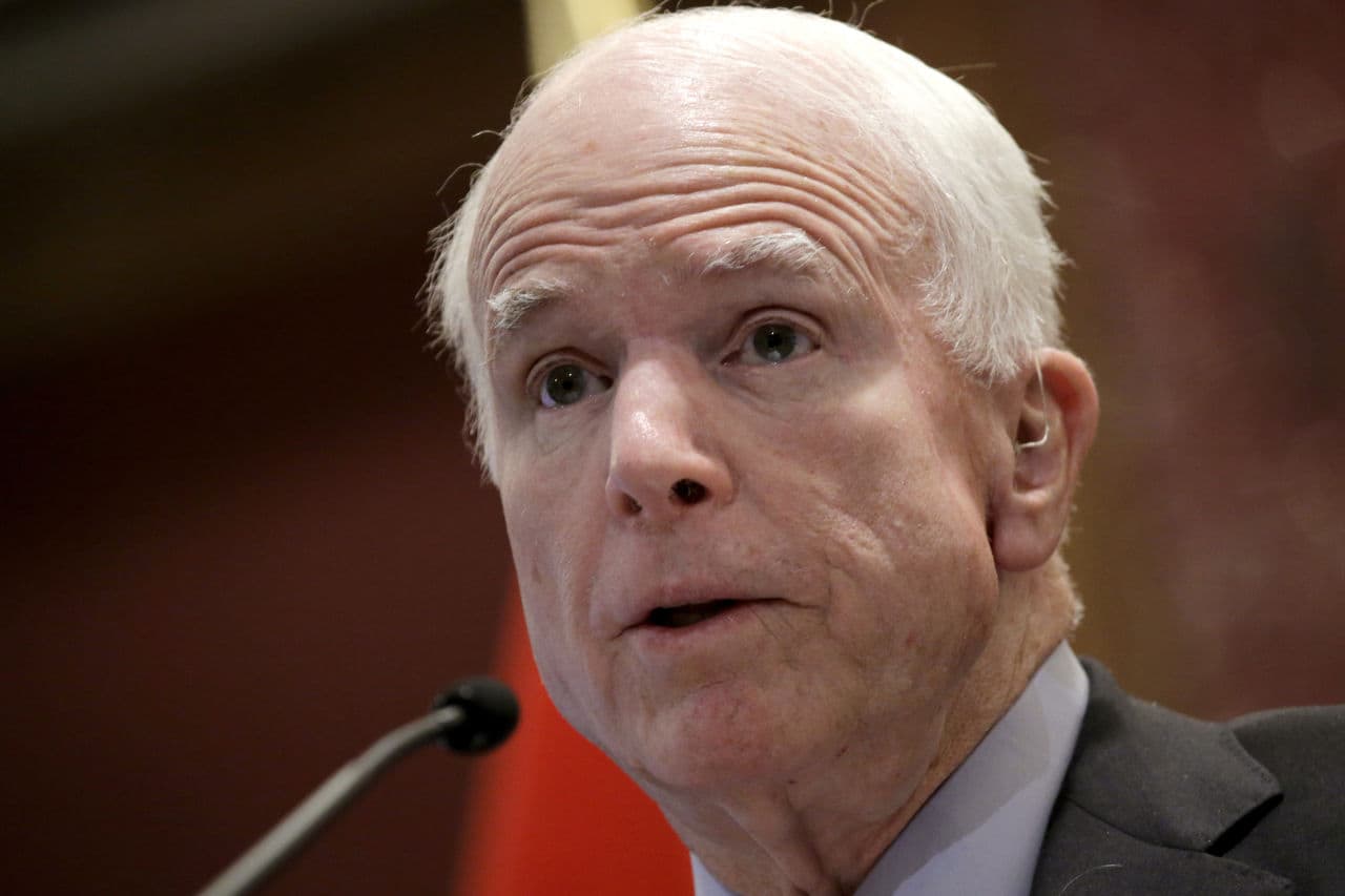 Sen. John McCain, R-Ariz., pictured on June 3, 2016. (Wong Maye-E/AP)