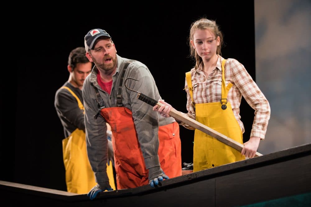 Felix Teich, Bryan T. Donovan and Brigit Smith. (Courtesy Nile Hawver/Stoneham Theatre)