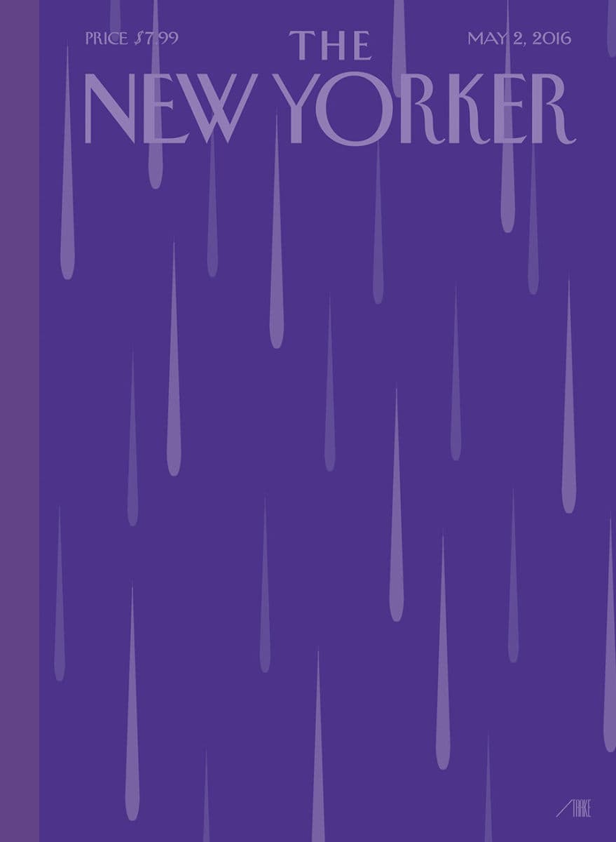 Bob Staake's cover for the May 2, 2016 New Yorker. (Courtesy Bob Staake)