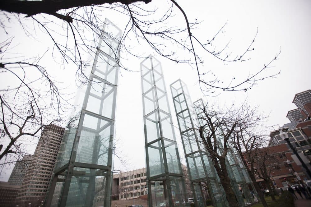 The Holocaust Memorial in Boston. (Joe Difazio for WBUR)