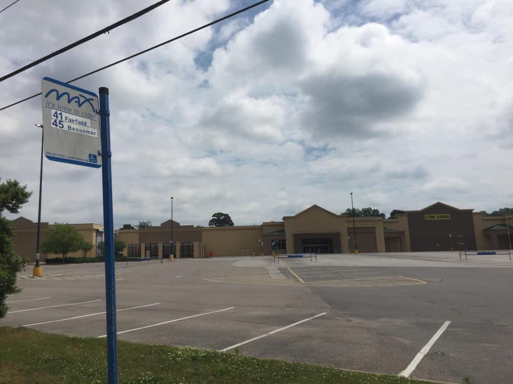 After a Walmart closed in Fairfield, Alabama, many citizens were left jobless. (Courtesy/APR)