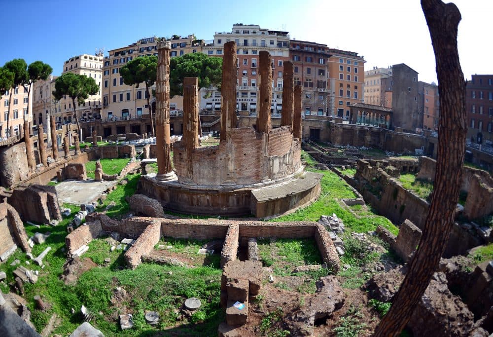 A view of the Largo di Torre Argentina in downtown Rome. (Gabriel Bouys/AFP/Getty Images)