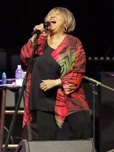 Mavis Staples at Tanglewood Saturday night. (Courtesy of Hilary Scott)