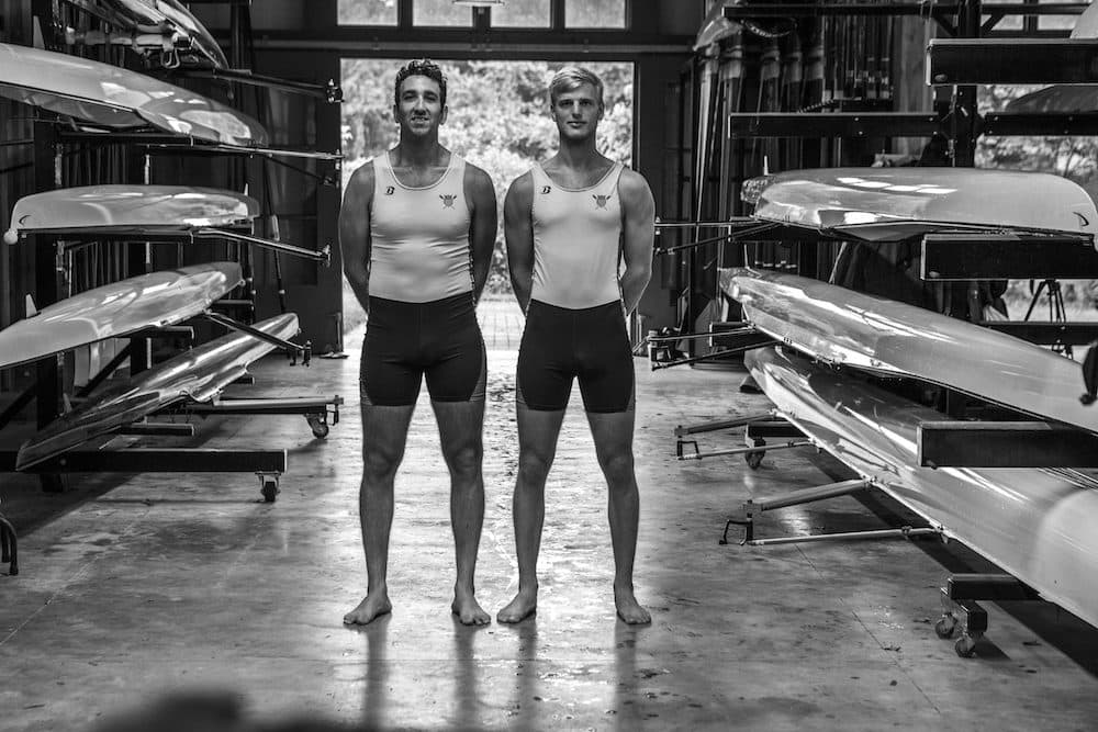 Anders Weiss (right) and Nareg Guregian (left) will race as the men's pair for Team USA in Rio. (Benoit Cortet/US Rowing)