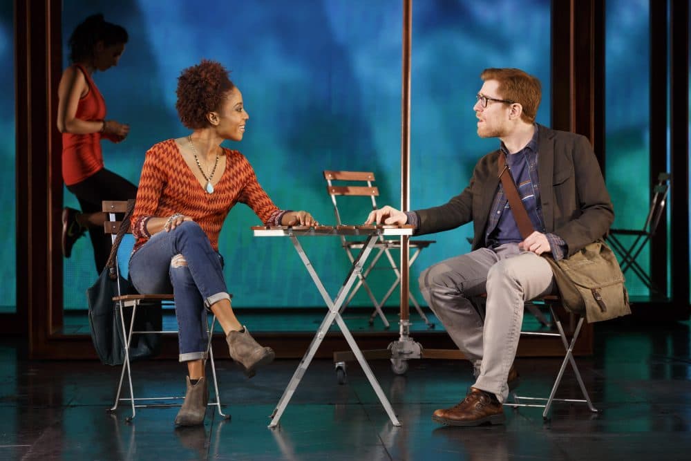 Tamra Gray and Anthony Rapp. (Courtesy Joan Marcus/Broadway in Boston)