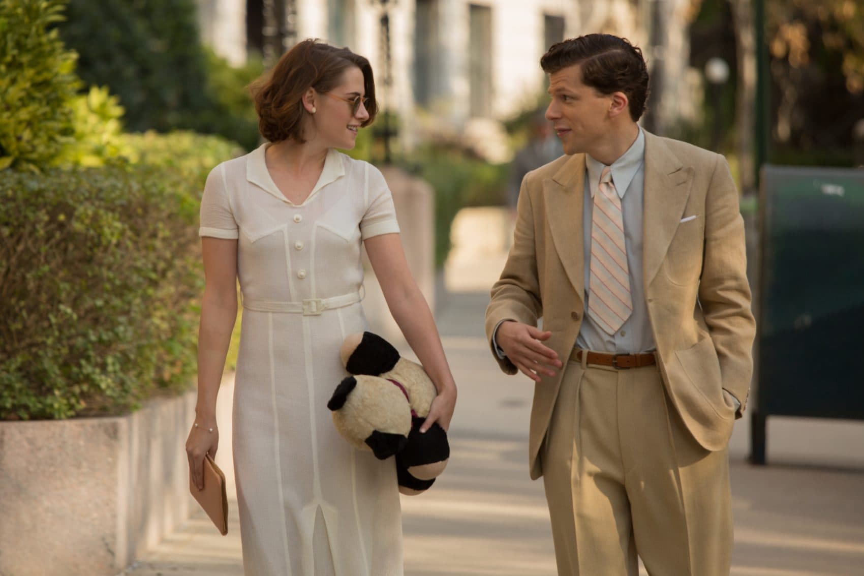 Kristen Stewart and Jesse Eisenberg as Vonnie and Bobby in &quot;Café Society.&quot; (Courtesy Gravier Productions)
