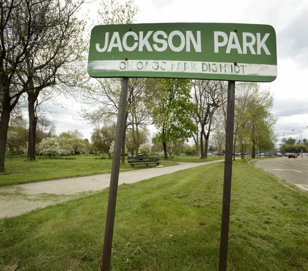 This May 12, 2015 file photo shows Jackson Park in Chicago. President Obama and first lady Michelle Obama have selected Jackson Park on Chicago's South Side to build President Barack Obama's presidential library near the University of Chicago, where Obama once taught constitutional law, a person familiar with the selection process told The Associated Press on Wednesday, July 27, 2016. (Paul Beaty/AP)