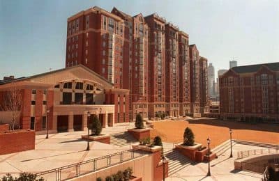 Built on the site of a former public housing project, the Olympic Village at the Atlanta Games became dormitories for Georgia Tech. (AFP/Getty Images)