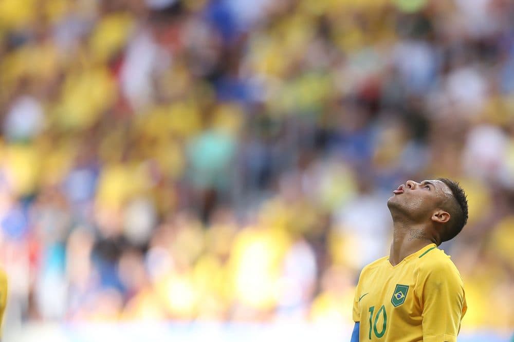 Neymar will be leading the charge for Brazil's Olympic squad, which has a chance to put the team's harrowing World Cup 2014 exit in the past. (Celso Junior/Getty Images)