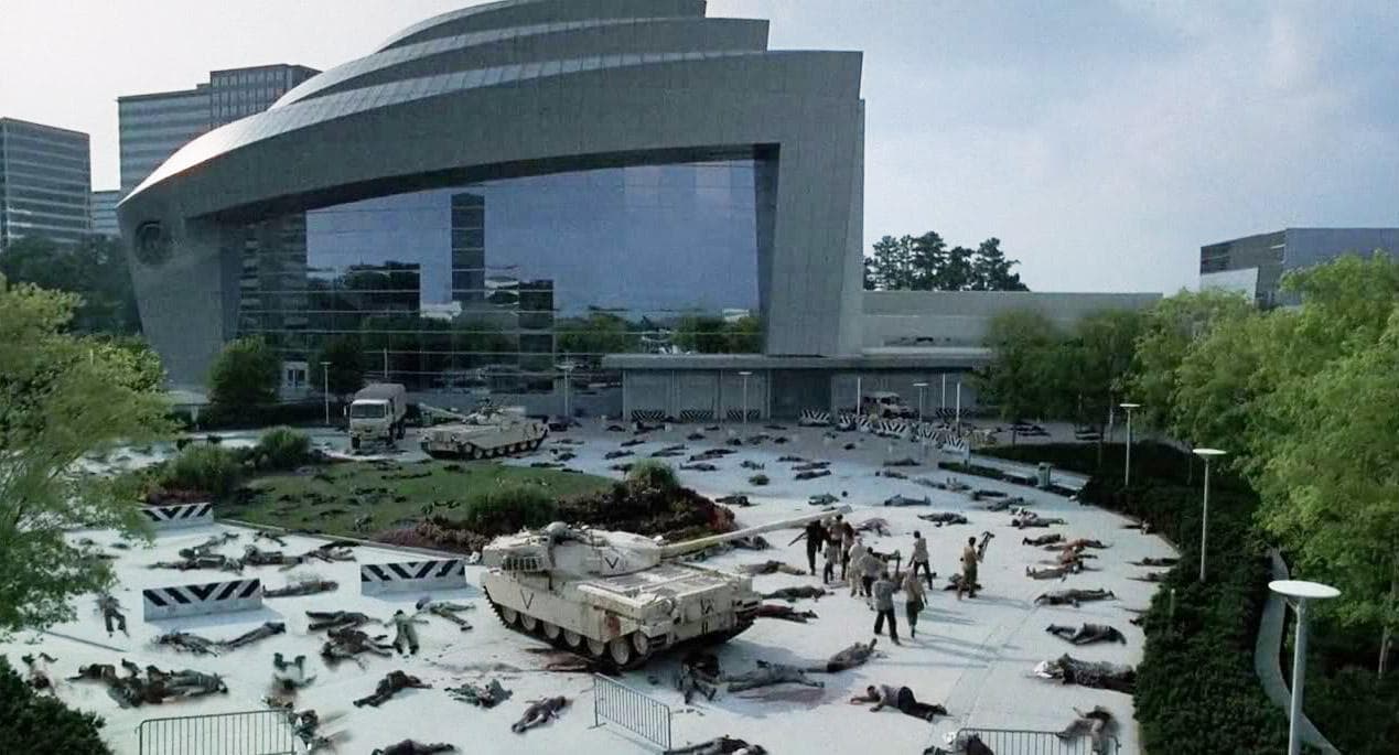 A scene featuring the Centers for Disease Control and Prevention in the TV show "The Walking Dead." (Courtesy of AMC)