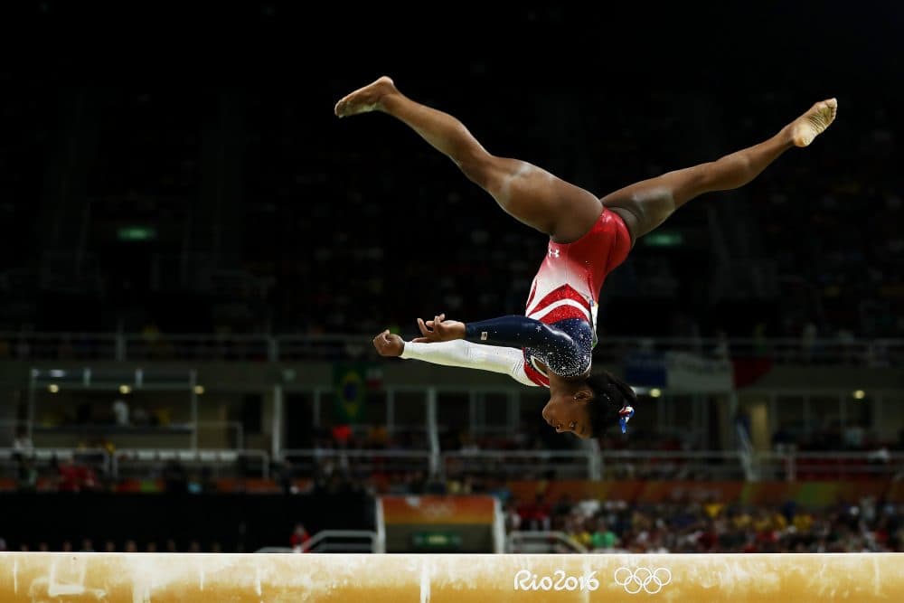 Not even star gymnast Simone Biles earned a &quot;perfect 10&quot; in Rio 2016. Why? Because now there's no such thing. (Lars Baron/Getty Images)