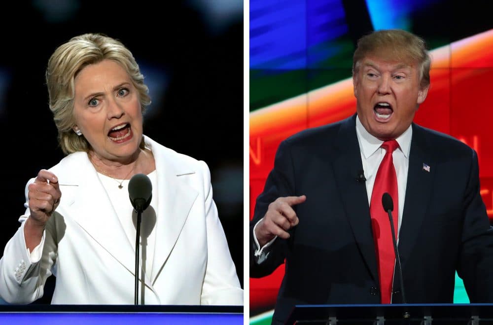 Democratic candidate Hillary Clinton and Republican candidate Donald Trump have been going head to head on their economic plans. (Justin Sullivan/Getty Images)