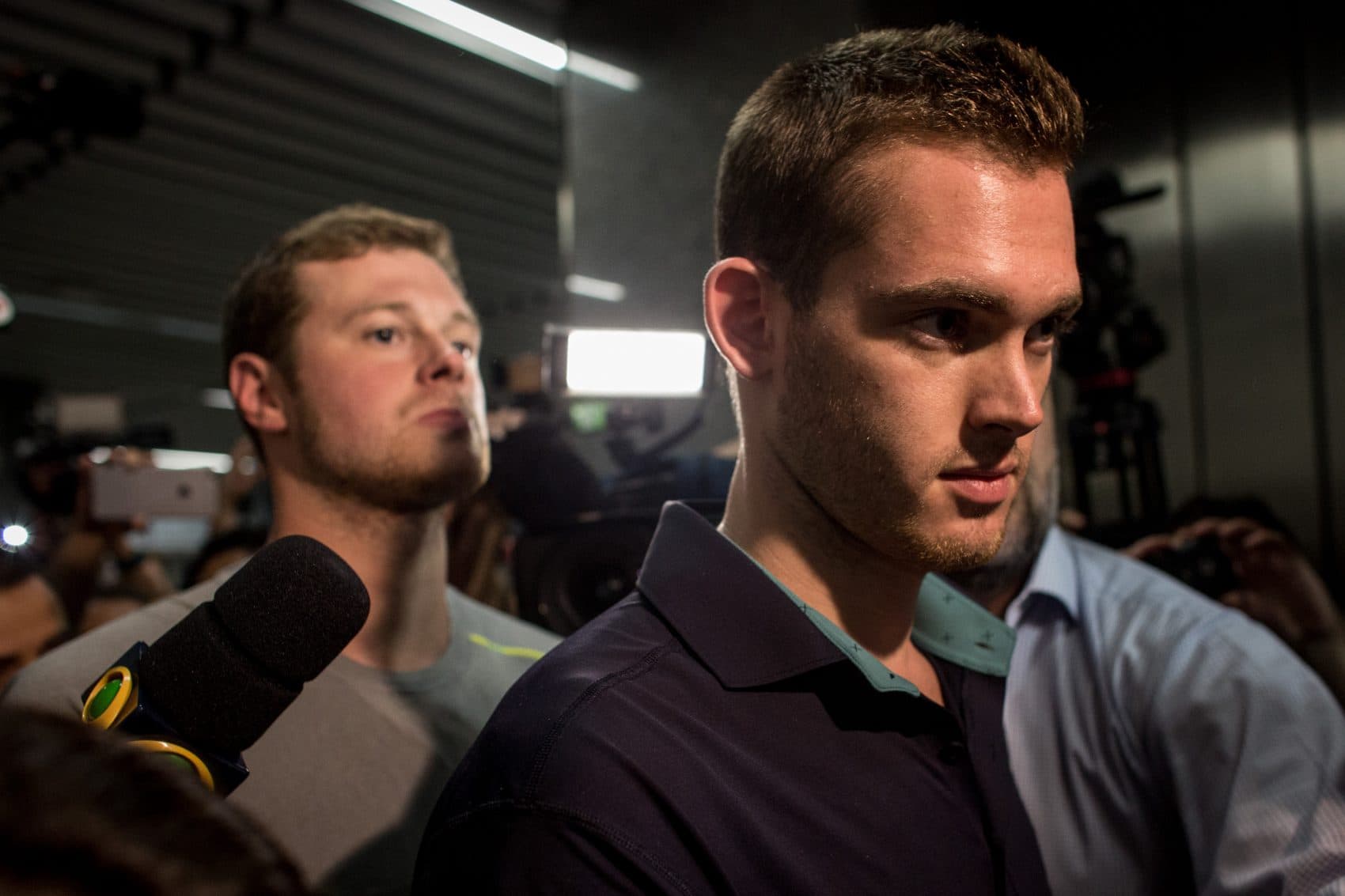 American Swimmers Pulled From Plane As Armed Robbery Investigation Continues